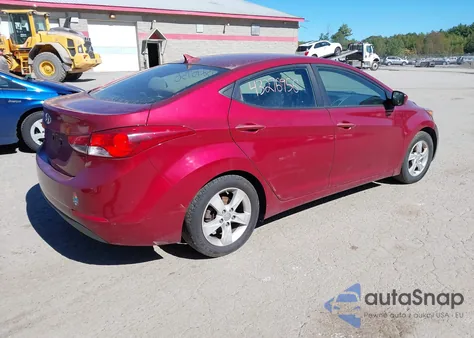 2014 Hyundai Elantra Se z USA, uszkodzony, nr VIN 5NPDH4AEXEH543457